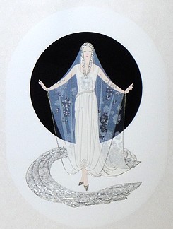 エルテの絵画作品　タイトルは、ジュンブライドスィート ベイルガウン